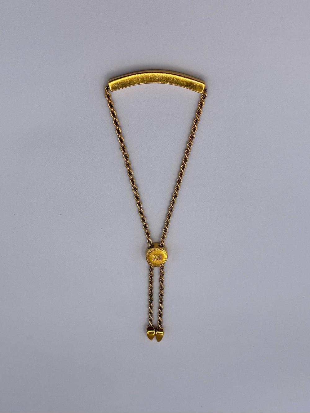 Monica Vinader Gold-Tone Adjustable Friendship Bracelet